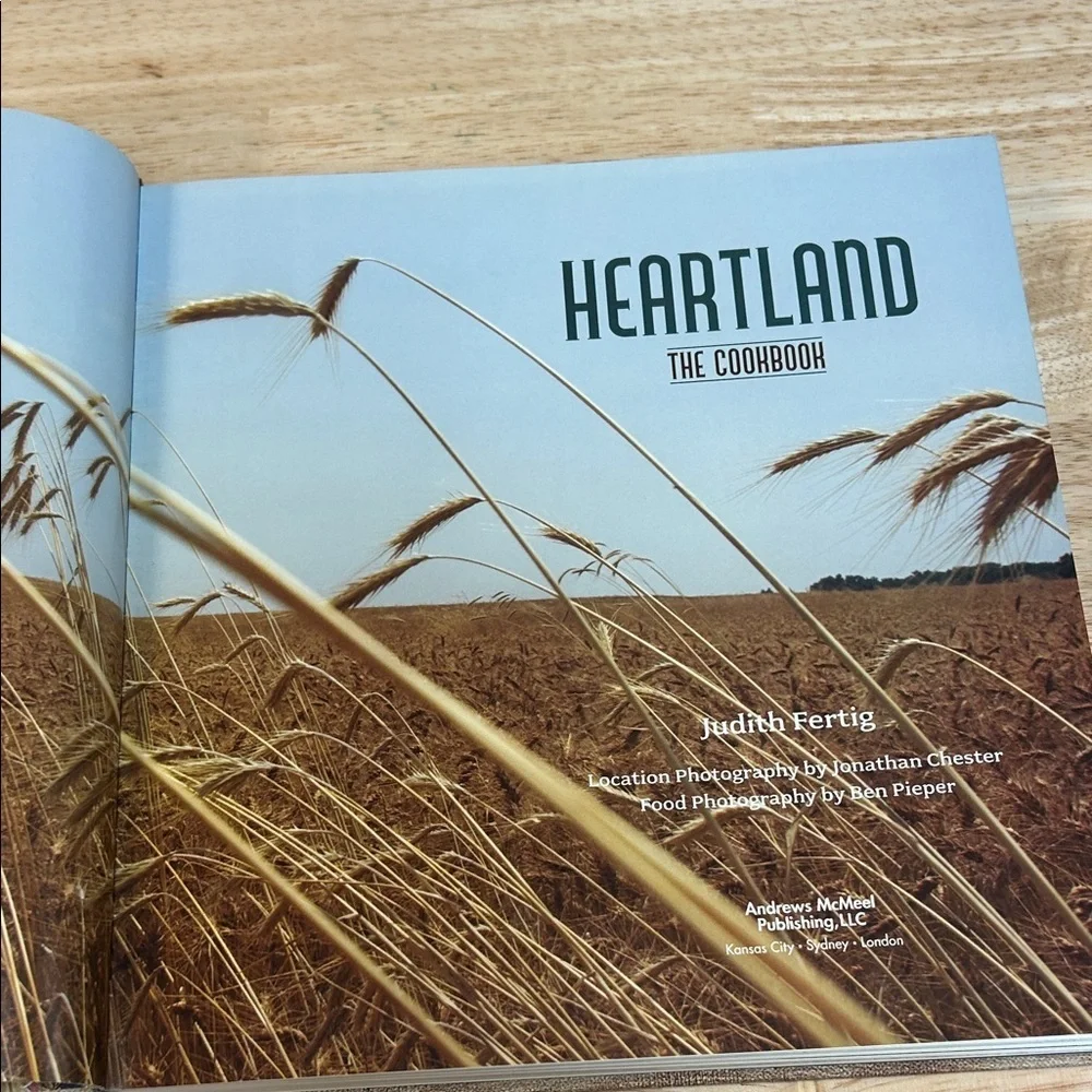 Heartland The Cookbook by Judith Fertig - Red Farmhouse Cover